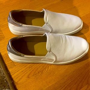 Ugg women’s white slip ons